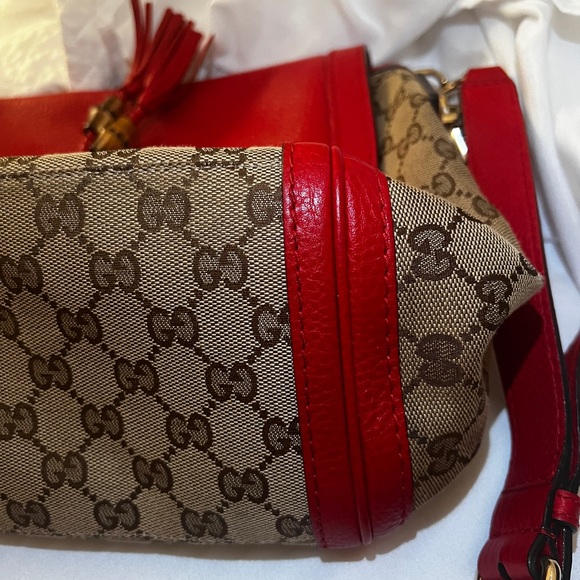 Gucci red leather bag - Picture 8 of 8